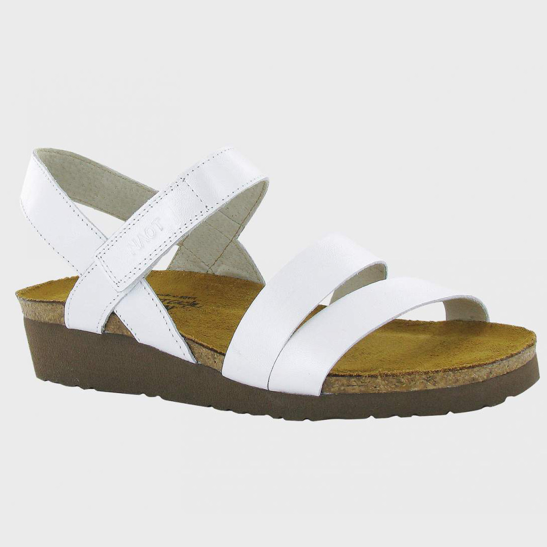 naot white sandals