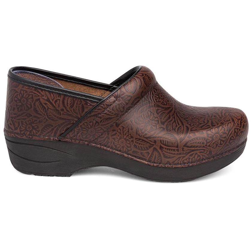 Dansko Women�s Professional XP 2.0 Brown Floral Tooled