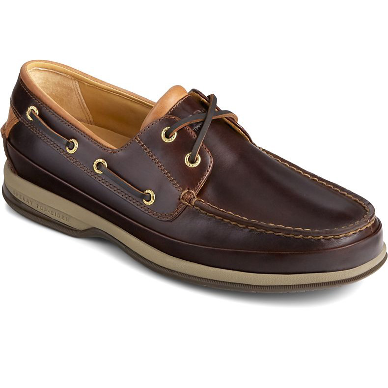 Sperry Men�s Gold Cup ASV 2Eye Boat Shoe Amaretto Leather