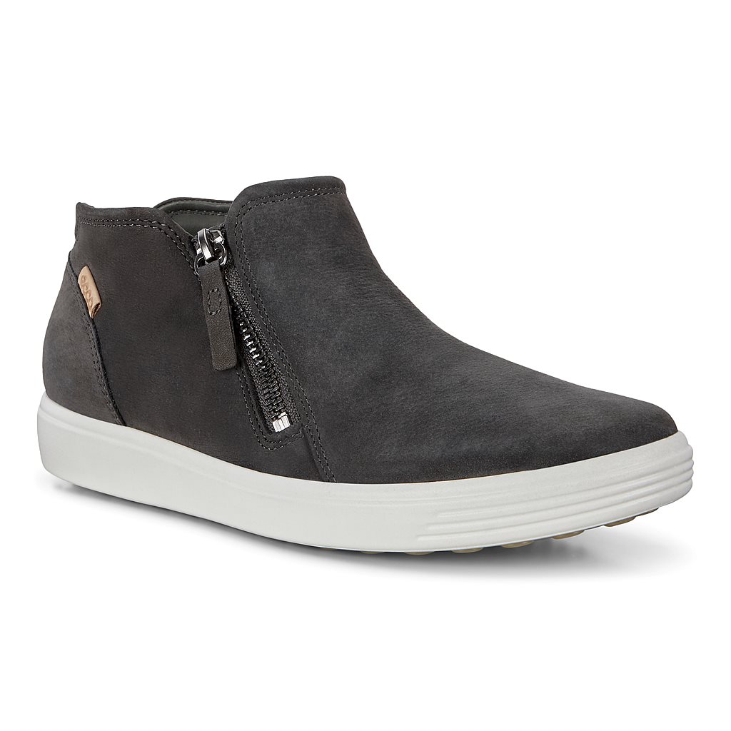 ecco grey boots