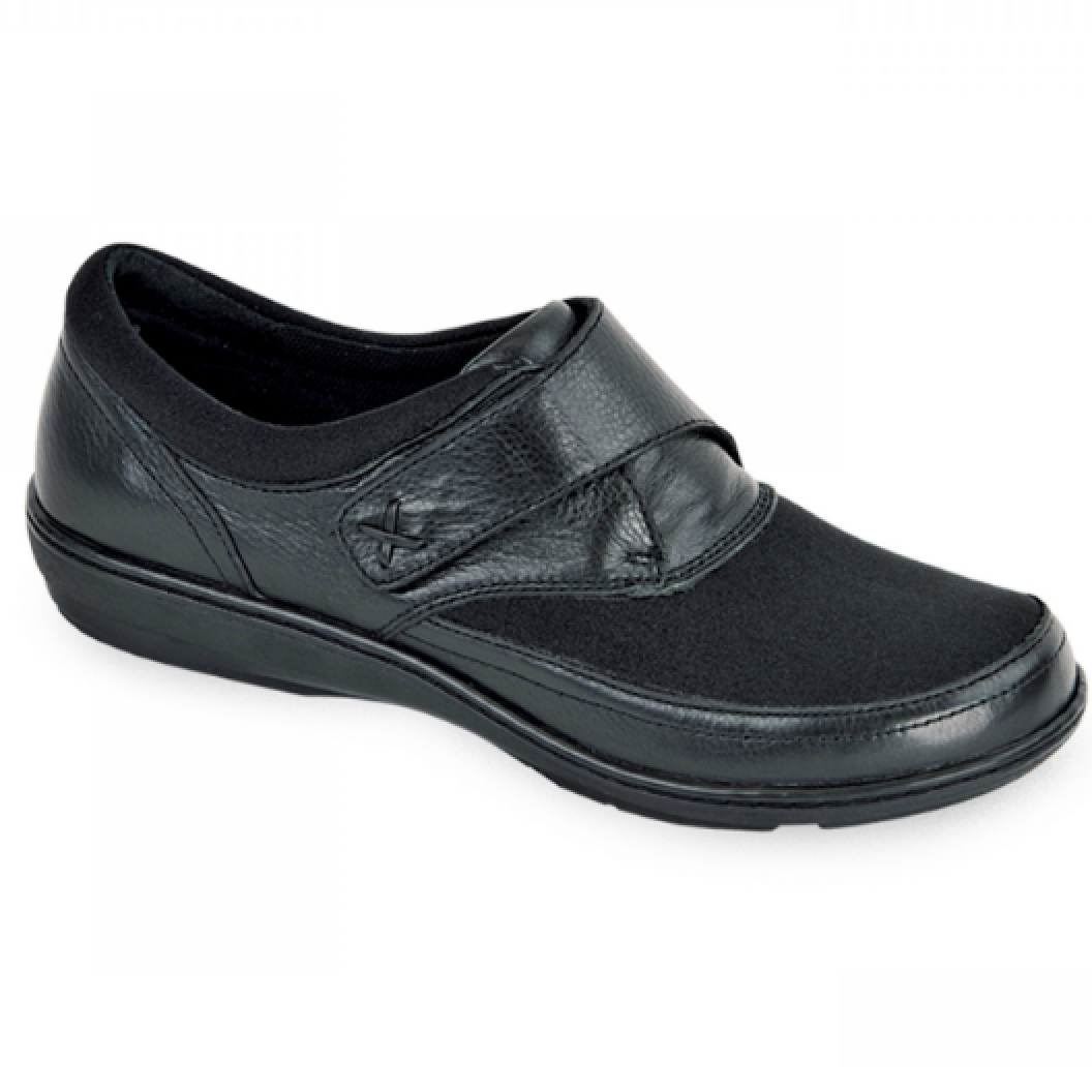 Aetrex Women�s Emma Black Berries Shoe Roads Productions